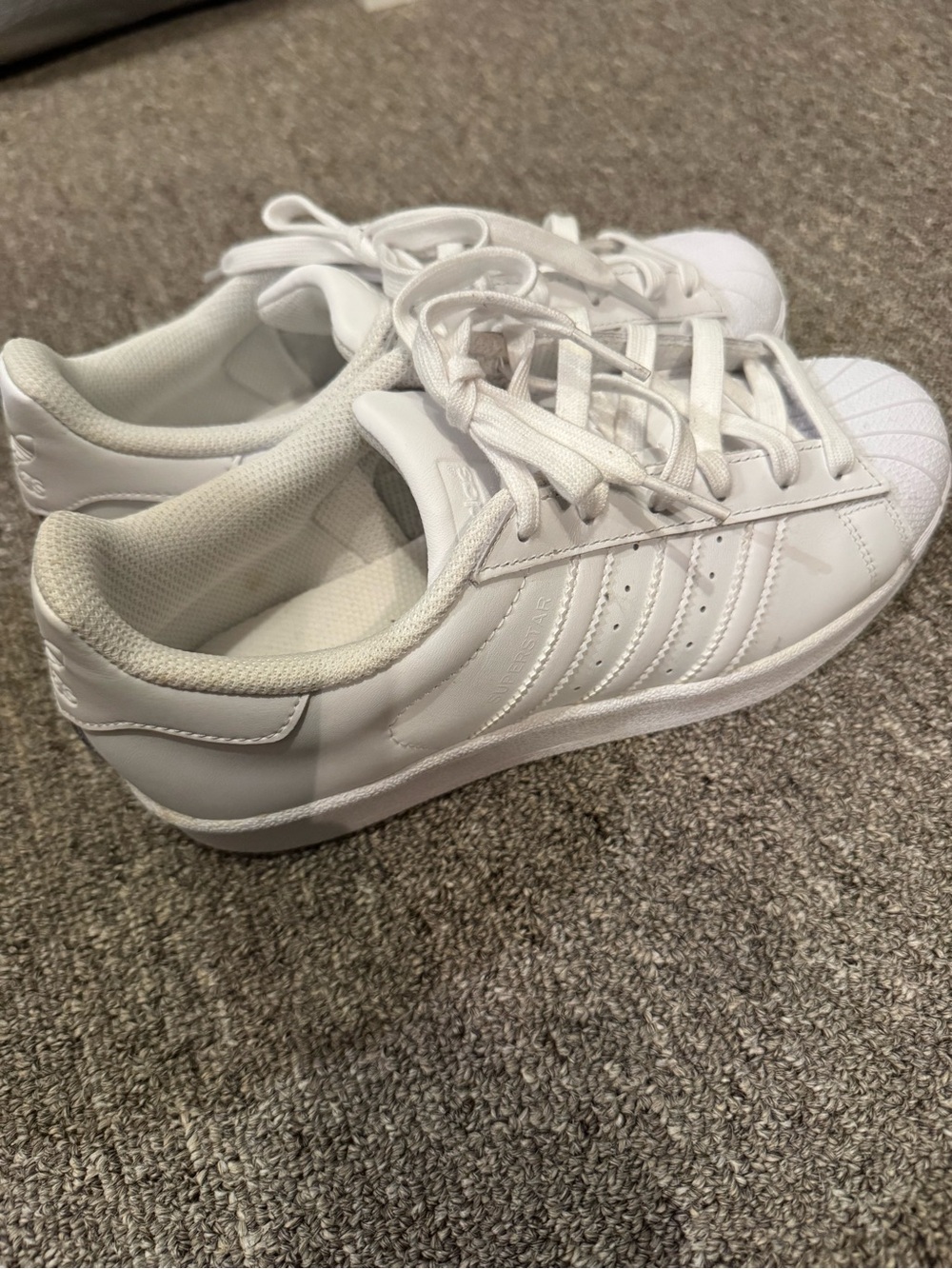 adidas Women's White Classic Shell Toe Sneakers